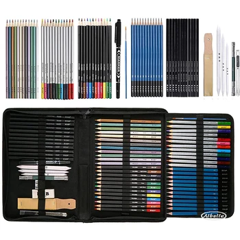 Профессия 71 шт Цветные карандаши, художественные раскрашивающие карандаши для рисования для взрослых, книжка-раскраска, эскизы, проекты для рукоделия