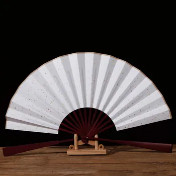 Китайская кисть для каллиграфии, Бумажный веер Xuan, 4 шт./лот, Классический Пустой Бумажный складной веер Xuan для рисования тушью, Художественная поставка