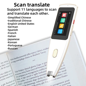 Интеллектуальная ручка-словарь 112 языков, Мгновенный голосовой переводчик, автономный WIFI, Сканирующий перевод, Обучающая машина для путешествий
