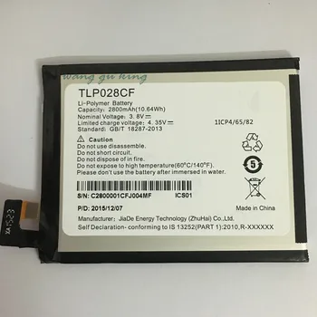 3,8 В Новый высококачественный аккумулятор TLp028CF 2800 мАч для запасной батареи Alcatel
