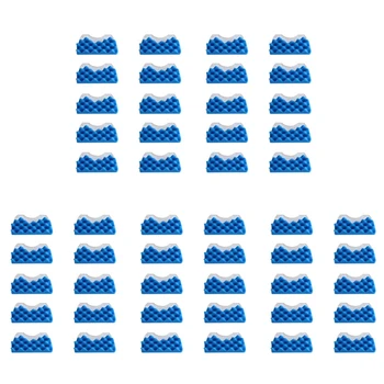 50 компл. Синий Губчатый фильтр Белый Хлопковый Печеночный фильтр Для Samsung DJ97-01040C Запчасти для Пылесоса Серии