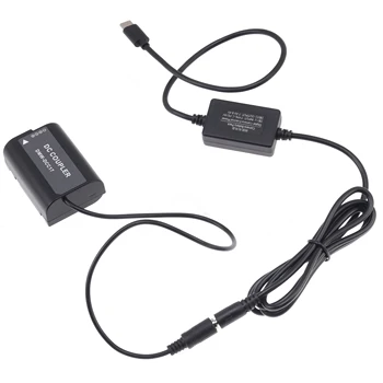 Адаптер питания от FOTGA USB-C к DMW-BLK22 с фиктивной батареей для Panasonic S5 S5K