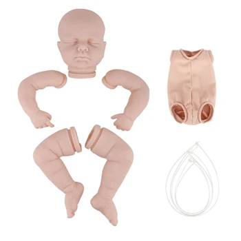 Неокрашенные реалистичные принадлежности для младенцев, прочная виниловая игрушка для младенцев