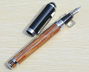 Авторучка из натурального бамбука и металла Duke M с наконечником для письма Подарочная ручка GF001