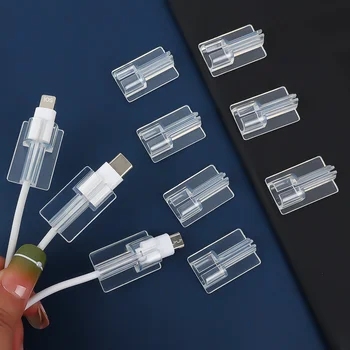 5шт Чехол для Намотки USB-кабеля Кабель для Apple Iphone USB Зарядное устройство Кабель Чехол для Шнура Прозрачный Защитный чехол Для зарядного кабеля