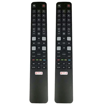 2X Пульт дистанционного управления RC802N YUI2 для TCL Smart TV 32S6000S 40S6000FS 43S6000FS U55P6006 U65P6006 U49P6006 U43P6006 U65S9906