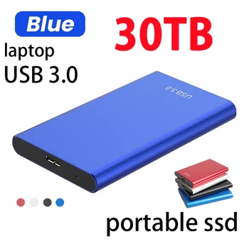 Портативный SSD USB 3.0 Type C Высокоскоростной 4 ТБ 1 ТБ 8 ТБ Внешний жесткий диск Массового хранения Данных Мобильные Жесткие диски для Настольных ноутбуков Android