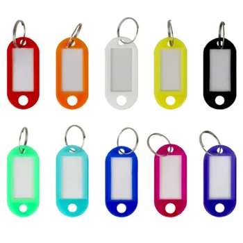 Многоцветный брелок для ключей Идентификационные бирки для багажа Идентификационные бирки для номеров отелей Классификационная карточка Брелоки Брелок Случайный цвет