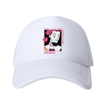 Сетчатая бейсболка Аниме Hunter X Hunter, Регулируемые шляпы Snapback Для женщин, мужчин, хип-хоп Harajuku, кепка дальнобойщика, Уличная одежда, шляпы для пап