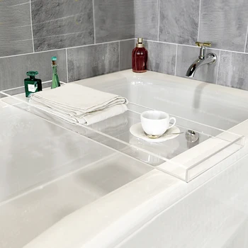 Индивидуальный Акриловый Прозрачный стеллаж для хранения ванны, Простая Домашняя стойка для бассейна в ванной комнате с колесами, Художественная сетка, Красный стеллаж для хранения