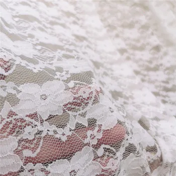 Изысканная эластичная кружевная ткань шириной 150 см, аксессуары для одежды из свадебной вуали своими руками