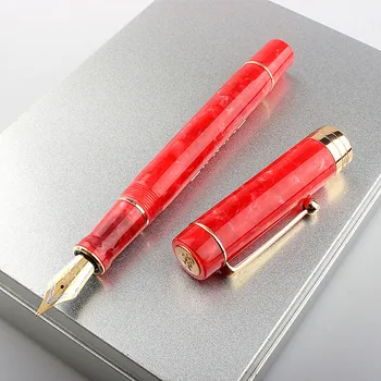 Jinhao Tofu Century Шариковая ручка с зажимом из 100 акриловой смолы, офисная практика, каллиграфия, подарок для подписи, обучающие канцелярские принадлежности, чернильная ручка