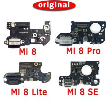 Оригинальный Порт Зарядки Для Xiaomi Mi 8 Pro Зарядная плата Для Mi8 SE Lite USB Штекер PCB док-станция Гибкий Кабель Запасные Части