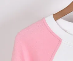 Женская толстовка с круглым вырезом и мультяшным принтом, свободные пуловеры в стиле пэчворк, топы в консервативном стиле, весна 2023