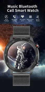 Оптовые Смарт-Часы MX13 1.28 inch BT Motivational Waterproof Call Music Smart Watch