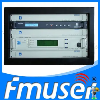 Fmuser 50W VHF UHF Полностью твердотельный передатчик вещания телевизионного сигнала Цифровая телевизионная станция Широковещательное оборудование