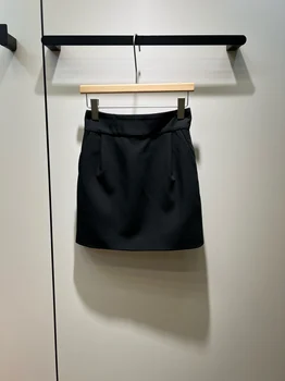 Костюм с высокой талией, юбка до середины бедра, повседневная мода 2023, летняя новинка 0515