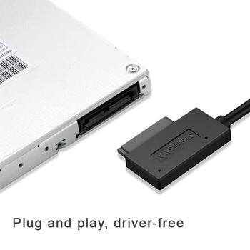 1шт USB 2,0 Mini Sata II 7 + 6 13Pin Адаптер Конвертер Для Ноутбука CD/DVD Привод Шнур передачи данных Адаптер