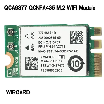 WIRCARD QCNFA435 QCA9377 двухдиапазонный модуль Wi-Fi M.2, карта Wi-Fi 802.11ac BT 4.1 для ноутбука