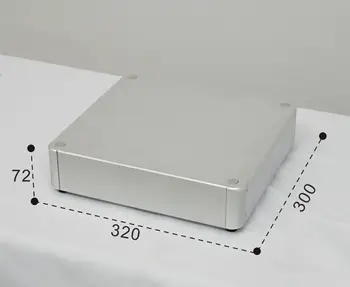 BZ3207R, полностью алюминиевое шасси, корпус аудиоусилителя Hi-Fi 