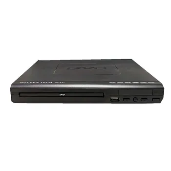 Мини-DVD-плеер с региональным светодиодным дисплеем, пульт дистанционного управления USB в DVD CD-плеере, кабель RCA в комплекте