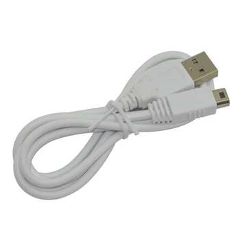 100 шт. высококачественное белое USB зарядное устройство для передачи данных Кабель для зарядки геймпада Wii U