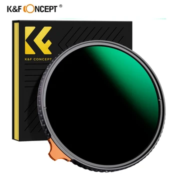 K & F Concept Nano-X ND3 ~ ND1000 Регулируемый ND-Фильтр HD Водонепроницаемая Антибликовая Зеленая Пленка 49-82 мм Фильтр для Линз нейтральной Плотности