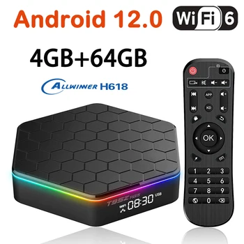 2023 Новый T95 Android 12,0 TV Box 2,4 G & 5G Двухдиапазонный Wifi6 BT 5,0 Smart Android TV Box 6k Медиаплеер Телеприставка T95Z PLUS