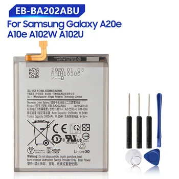 Сменный Аккумулятор EB-BA202ABU Для Samsung GALAXY A20e A10e A102W A102U A202F Аккумуляторная Батарея телефона 3000 мАч