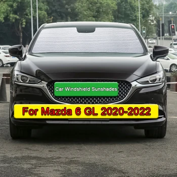 Автомобильные солнцезащитные козырьки, Занавеска с защитой от ультрафиолета, Солнцезащитный козырек, крышка переднего лобового стекла, Аксессуары для защиты конфиденциальности Mazda 6 GL 2020-2022