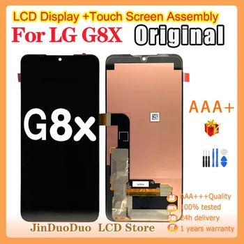 Оригинальный Для LG G8X ЖК-дисплей с Сенсорным экраном Дигитайзер В Сборе Для LG V50s Дисплей с заменой рамки G8X ThinQ LM-G850EMW