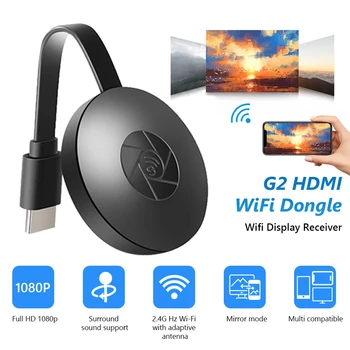 К телевизору 2.4G 4K Беспроводной Wi-Fi Зеркальный кабель HDMI-совместимый адаптер 1080P Дисплей Ключ для iPhone Samsung Huawei Телефон Android