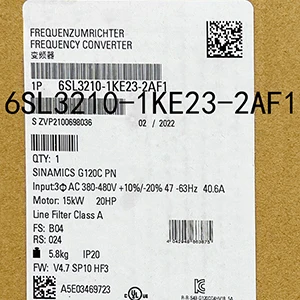 1X Приводной инвертор 6SL3210-1KE23-2AF1 6SL3 210-1KE23-2AF1