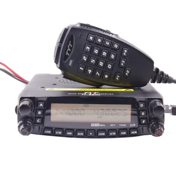 TYT TH-9800 Plus Четырехдиапазонная Автомобильная Радиостанция + Антенна/кабель 50 Вт УКВ Мобильная радиостанция Walkie Talkie Автомобильная С Антенным кабелем Микрофон