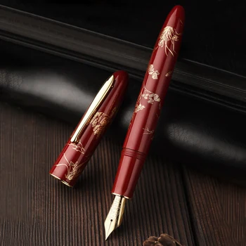 2023 Hongdian N23, авторучка, Год кролика, высококачественные канцелярские принадлежности для студентов, золотые ручки для письма