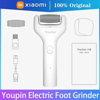 Электрическая пилочка Xiaomi для ног, Педикюрные инструменты для ног, электронная бритва от мозолей, водонепроницаемый педикюр для потрескавшихся пяток и омертвевшей кожи