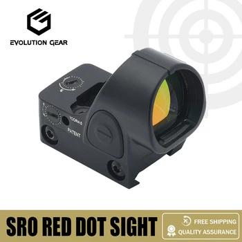 Высококачественный Металлический Коллиматорный Оптический Прицел S-RoR Red Dot Scope для Винтовки Glock Reflex Scope Scope 20 мм Тактический Охотничий