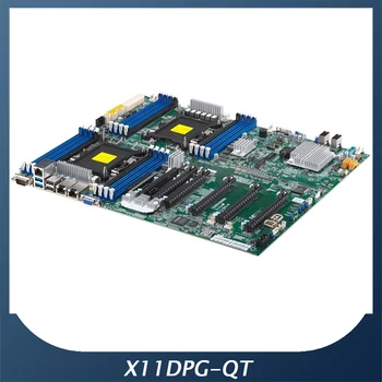 Оригинальная серверная материнская плата для Supermicro X11DPG-QT LGA3647 с графическим процессором на 4 карты хорошего качества