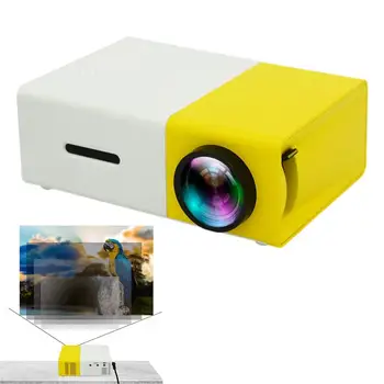 Домашний проектор 1080P, мини Портативный кинопроектор для YG300, простой в использовании HD-видеопроектор или для путешествий, походов и кемпинга