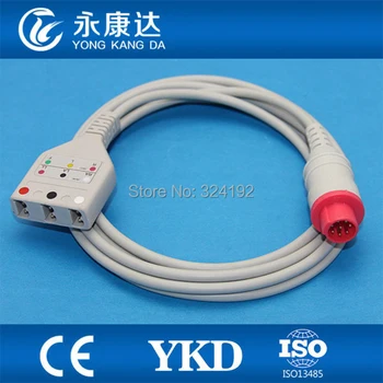 Бесплатная доставка Для магистрального кабеля ЭКГ Bionet LL style 3-leda, 2,2 м